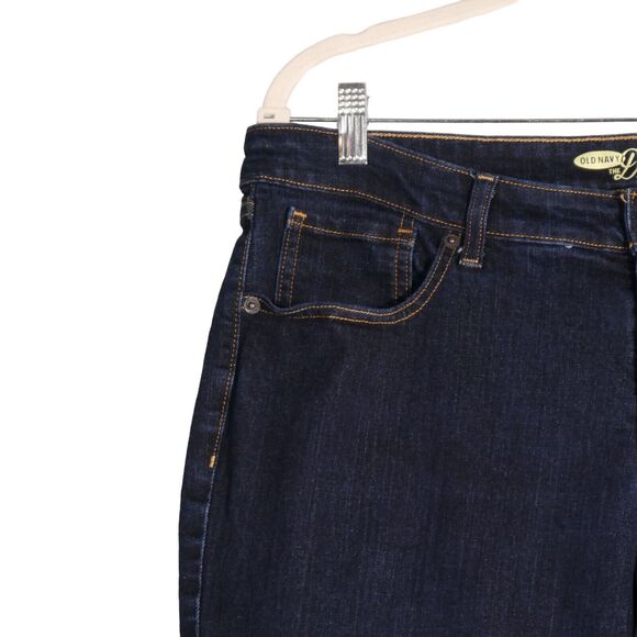 Old Navy Jeans Womens Size 16 36 x 30 Dark Wash Blue Bootcut The Dreamer - Picture 3 of 9